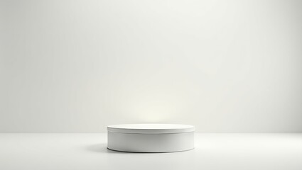 Fototapeta premium A serene isolated scene featuring a sleek modern 3d rendering