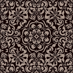 seamless pattern with floral elements