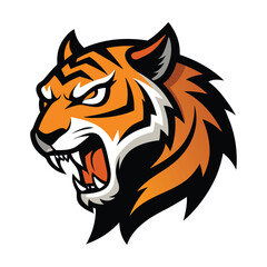 tiger head vector