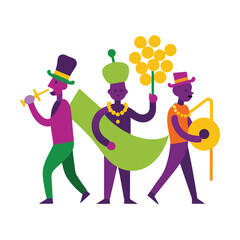 vector illustration of people dancing