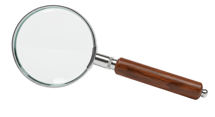 Isolated Magnifying Glass