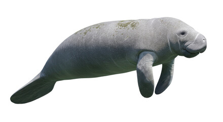 Isolated Manatee
