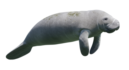 Isolated Manatee