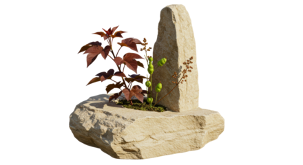 Isolated Rock Garden