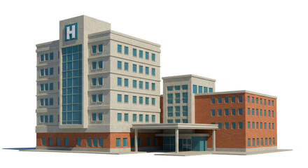 Isolated Hospital Building