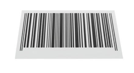 Isolated Barcode Symbol for Product Identification