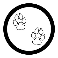 Paw Prints Icon