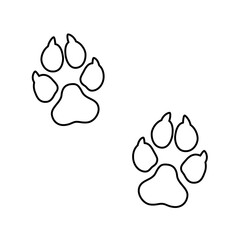 Paw Prints Icon