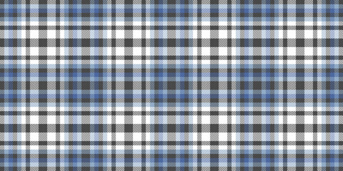 Elegant blue and gray plaid pattern, perfect for textile design, website backgrounds, or fashion projects.