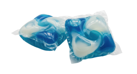 Isolated Laundry Detergent Pods