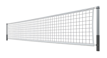 Isolated Volleyball Net