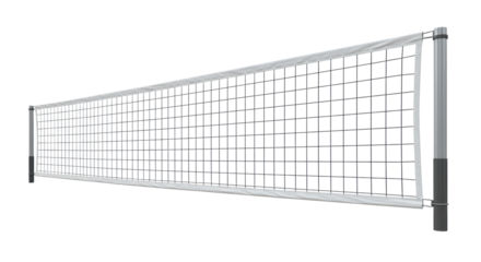 Isolated Volleyball Net