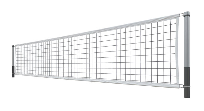 Isolated Volleyball Net