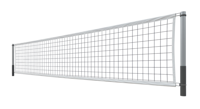 Isolated Volleyball Net