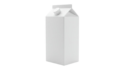 Isolated Milk Carton