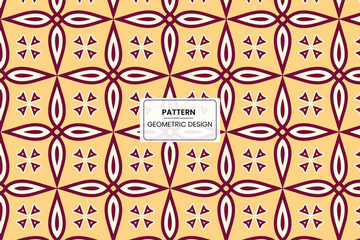 Floral Oriental Textile Pattern With Vintage Art Background