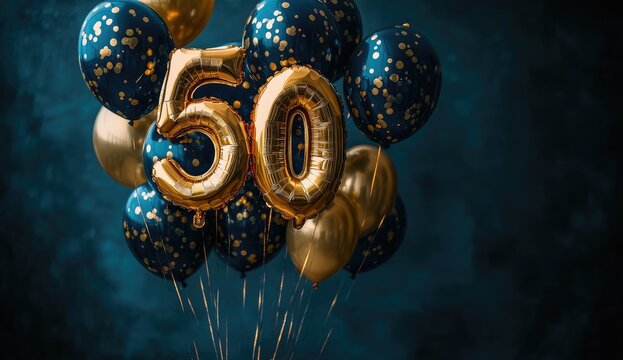 Festive Fifty Balloons Celebration