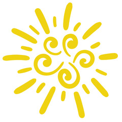 sun vector illustration