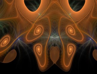 Imaginatory fractal abstract background Image