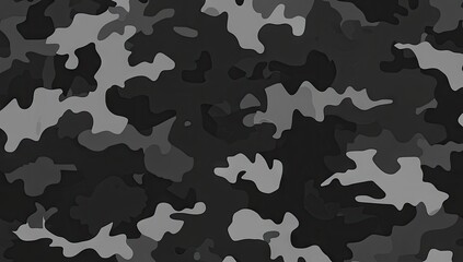 Abstract grayscale camouflage pattern (3)
