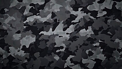 Abstract grayscale camouflage pattern (2)