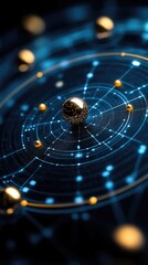 Abstract circular graphic design