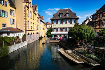 Little Venice in the town of Colmar, Alsace, France
