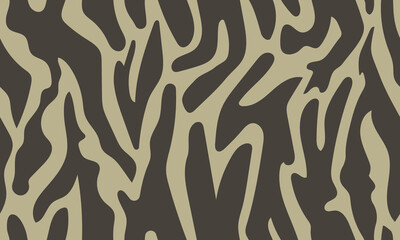 Seamless pattern animal skin texture background. Camouflage pattern design