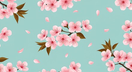 Fototapeta premium Cherry Blossom Dream AI Generated