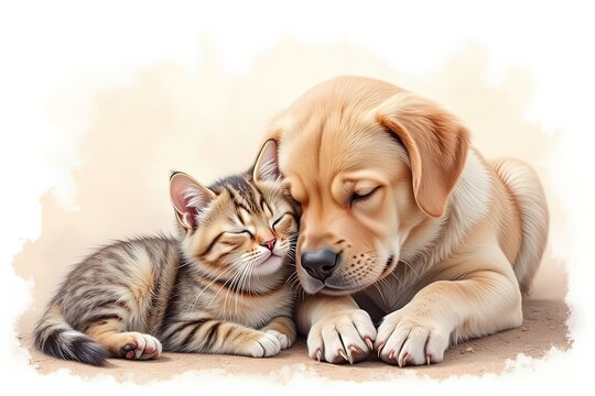 AI cani e gatti che si amano 04