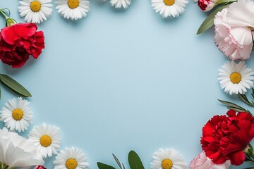 Fototapeta premium Floral arrangement showcase studio photography bright environment close-up view celebrating nature's beauty