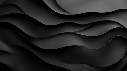 Obraz premium Abstract dark gray wavy background. (2)