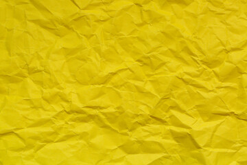 Yellow crumpled paper backdrop,Yellow Crumpled Paper Texture Background Wallpaper