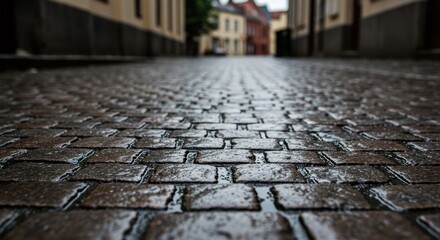 Obraz premium old street in the old town