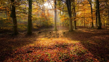 Fototapeta premium autumn in the forest