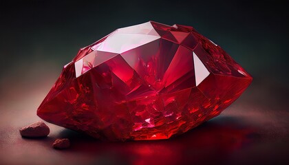 red ruby gemstone