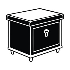 A 3d metal recycling bin icon containing cardboard boxes and paper trash
