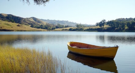 Cachuma Lake. Boating Experience at Picturesque Lake in California