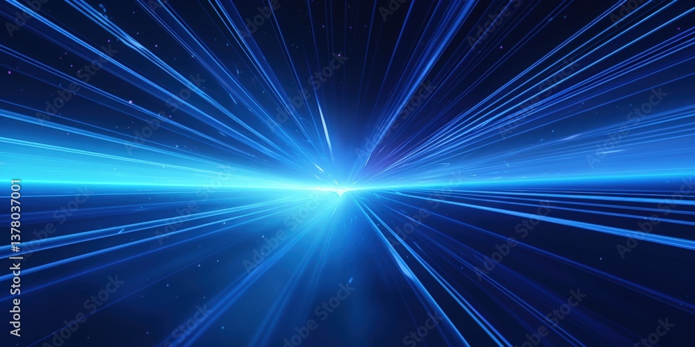 Poster futuristic abstract blue neon light motion technology digital concept, digital wave abstract technol