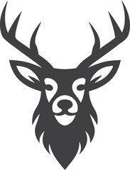 Majestic Deer Head Logo Design Antlers, Wildlife, Nature