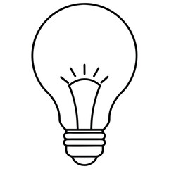 light bulb vector illustration