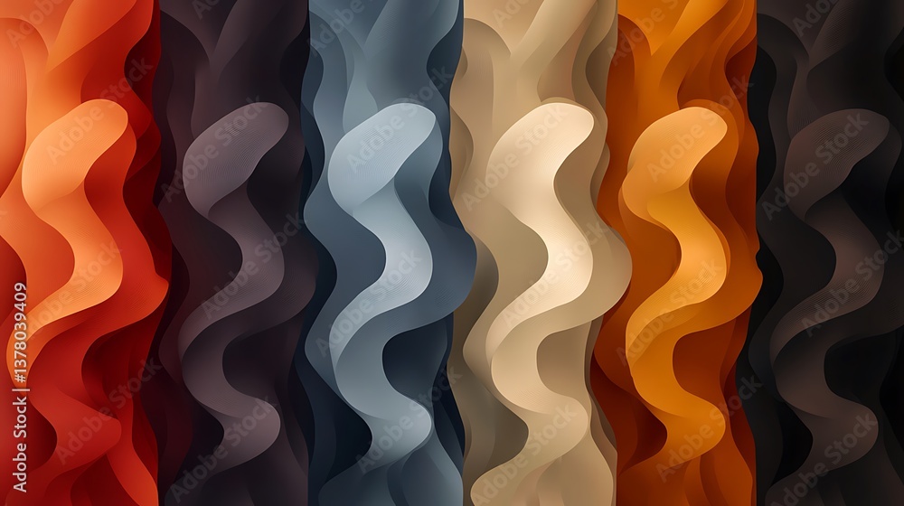 Poster abstract wave pattern background. (2)