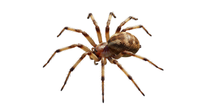 Isolated Brown Spider