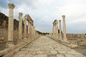 Agora in the Kibyra Ancient City of Gölhisar, Burdur province