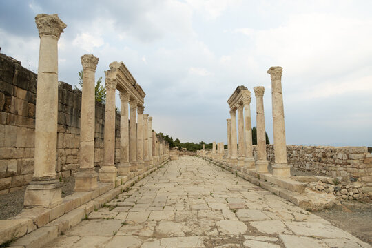 Agora in the Kibyra Ancient City of G&ouml;lhisar, Burdur province
