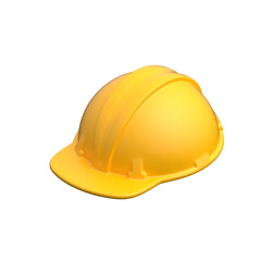 hard hat 3D icon