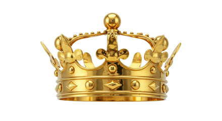 Isolated Golden Crown