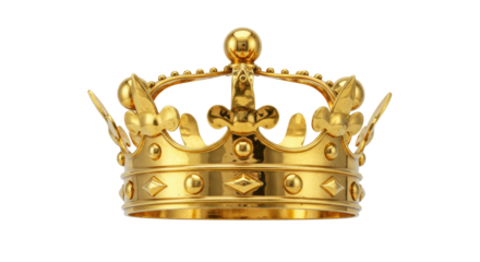 Isolated Golden Crown