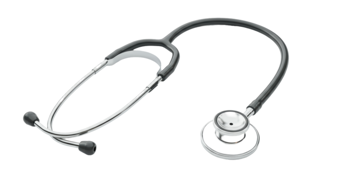 Isolated Stethoscope