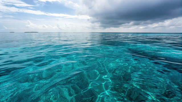 A hyperrealistic water texture with soft ripples, capturing the beauty of clear turquoise ocean waves. Ideal for backgrounds, design projects, and nature themes.